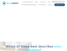 Tablet Screenshot of bluesight.com